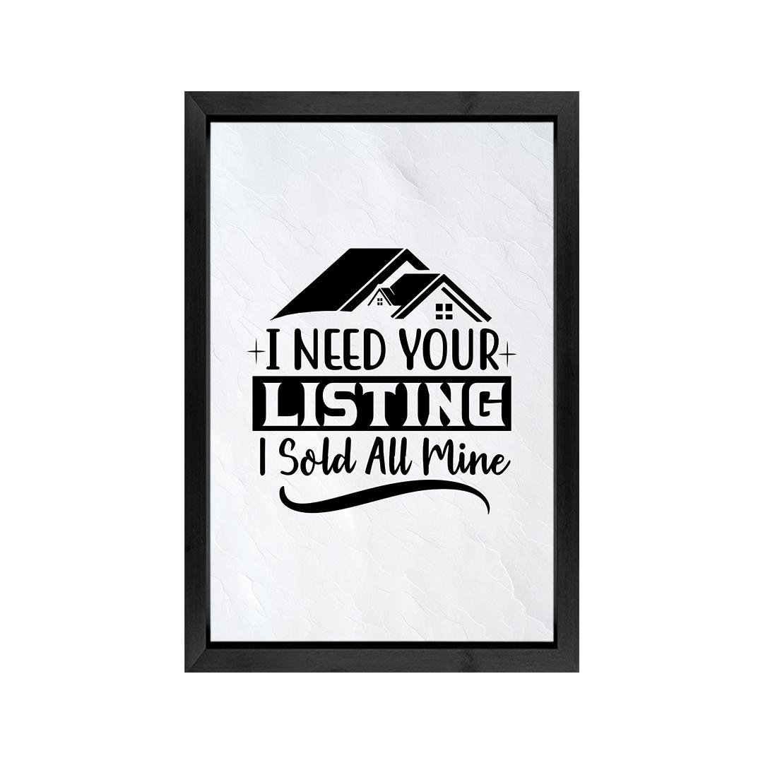 Real Estate Quote Wall Frames (Set of 2)