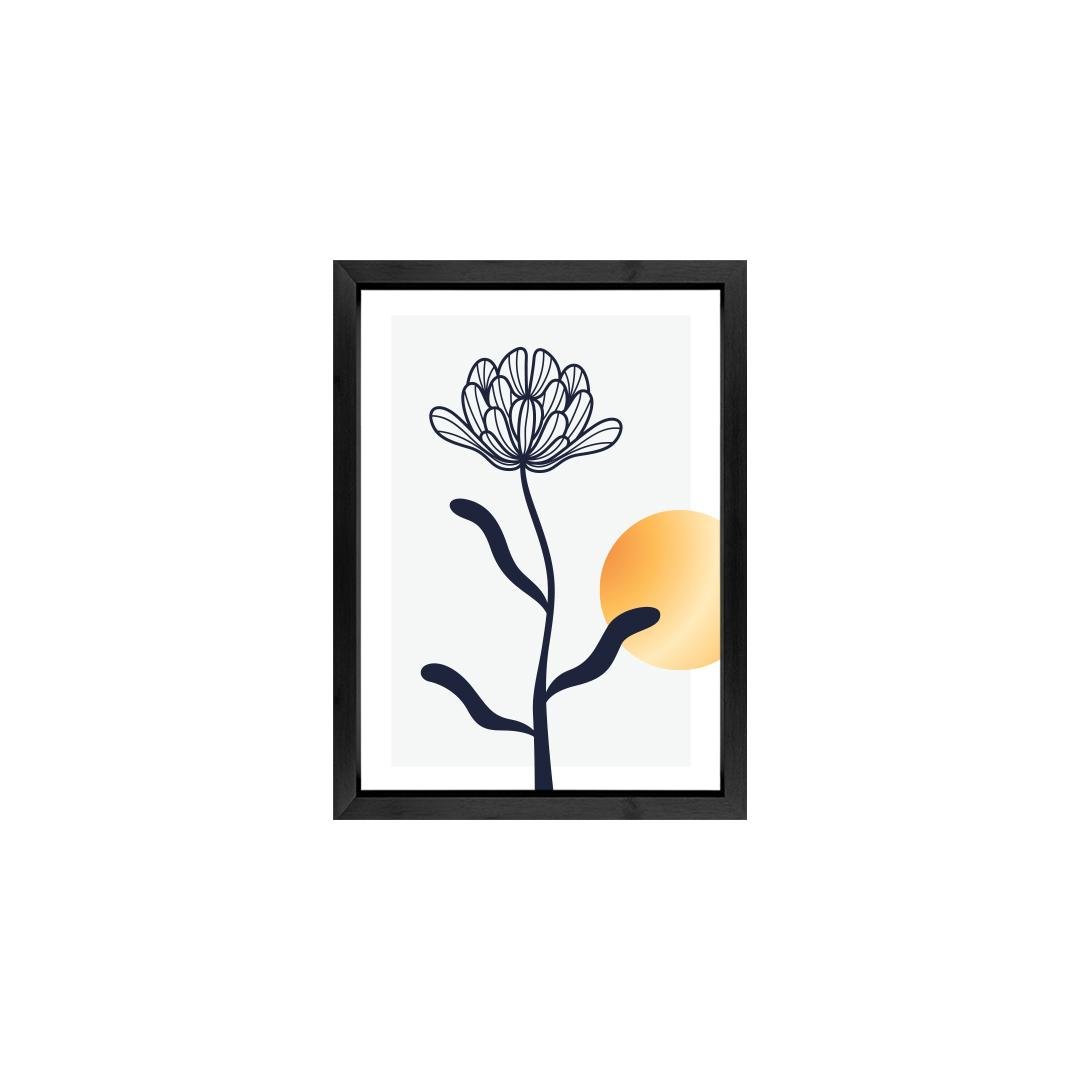 Boho Botanical Floral and Leaf Wall Art Set