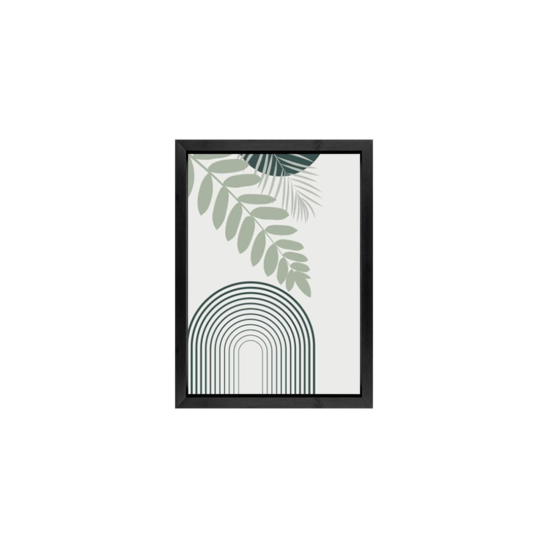 3PCS Green Minimalist Botanical Wall Art Frames