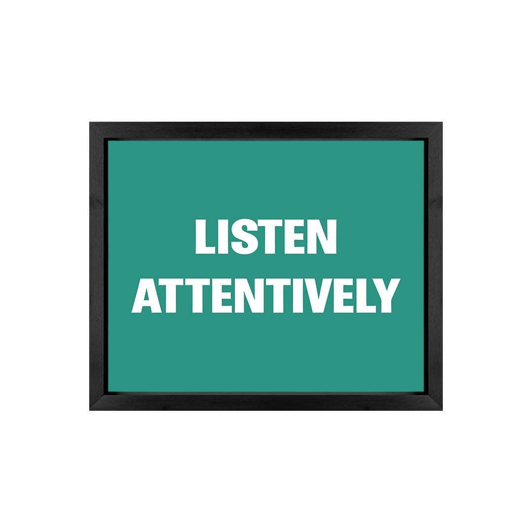 Motivational Business Principles Wooden Wall Art Frame Set